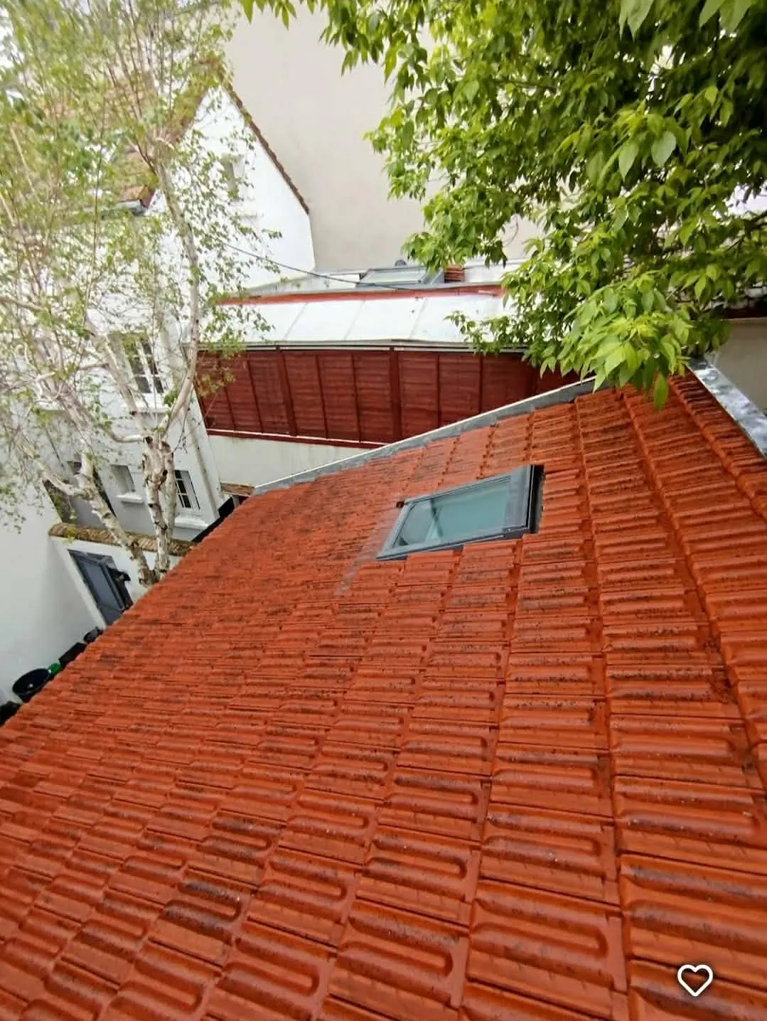Réfection de la couverture, après travaux