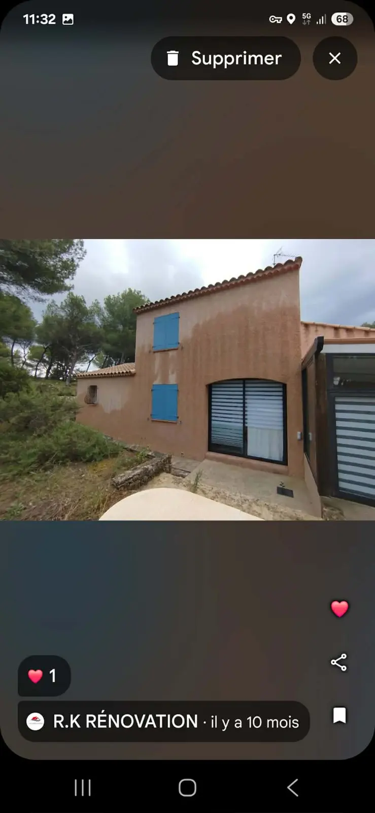 Rénovation de toiture, après travaux